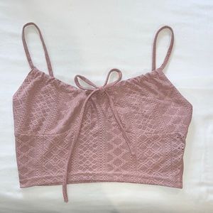 Knot Front Schiffy Bustier Cami Top